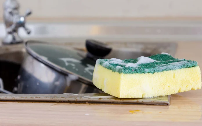 Votre éponge de cuisine est peut être plus sale que vos toilettes