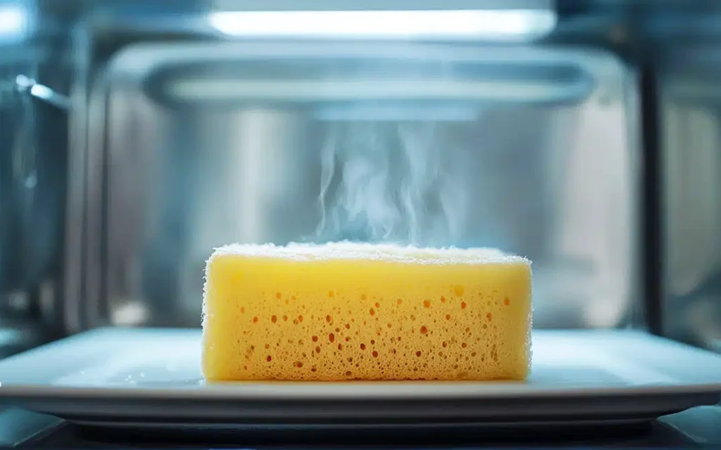 La fable du micro-onde et de l’éponge humide : l'astuce géniale peu connue pour garder votre cuisine impeccable