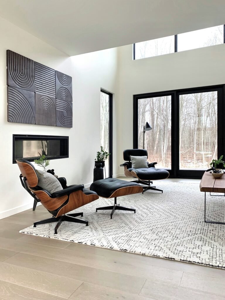 L'inspi du jour Un espace qui témoigne de l'harmonie entre design moderne et connexion avec la nature