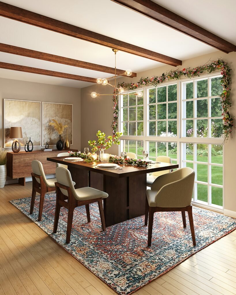 L'inspi du jour Une salle à manger décorée en sanctuaire de sérénité